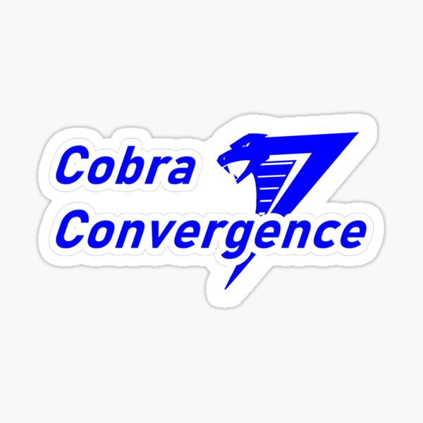 Cobra Convergence 7 logo Sticker