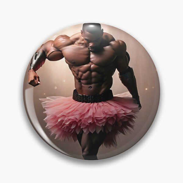 Item preview, Bodybuilder in pink tutu designed and sold by SheepAttack.