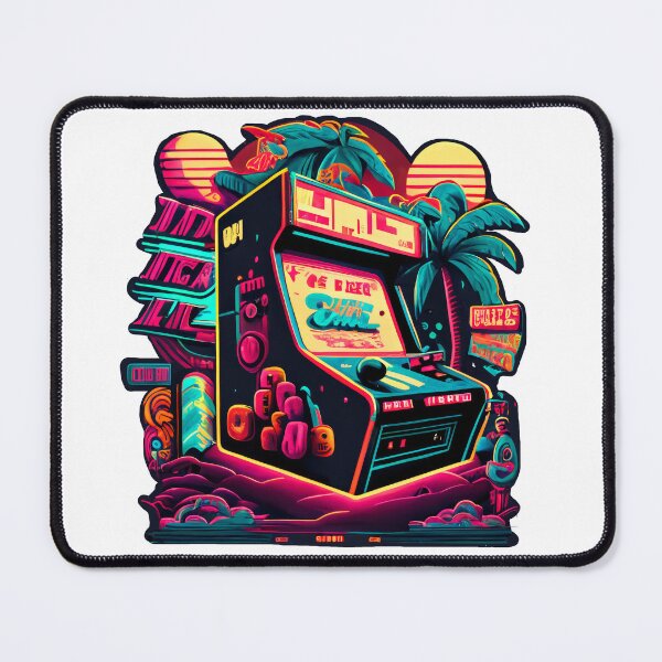 Item preview, Arcade games, vintage style 80's designed and sold by CanyonGarageArt.