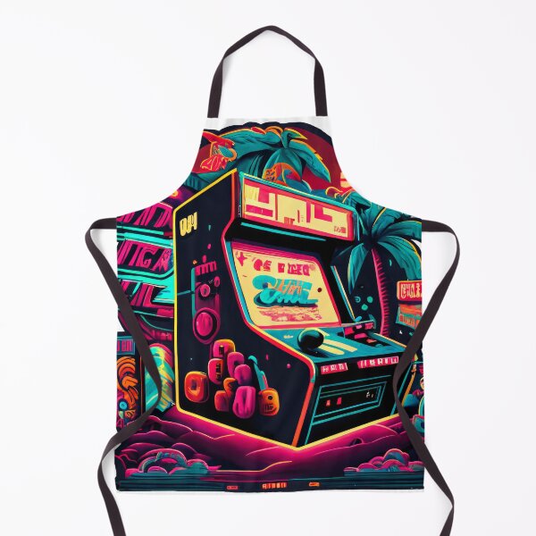 Item preview, Arcade games, vintage style 80's designed and sold by CanyonGarageArt.