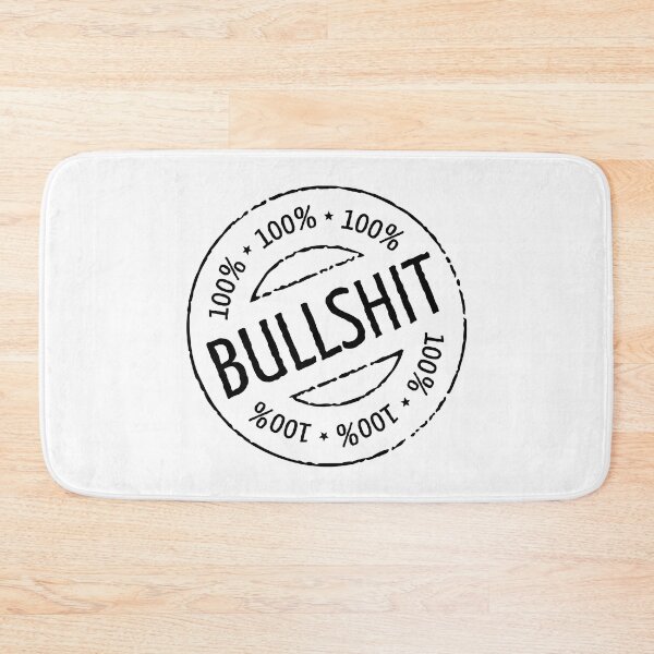 Item preview, 100% Bullshit Stamp (Black) designed and sold by MrFaulbaum.