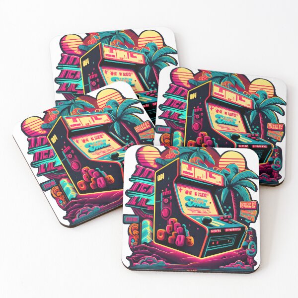 Item preview, Arcade games, vintage style 80's designed and sold by CanyonGarageArt.