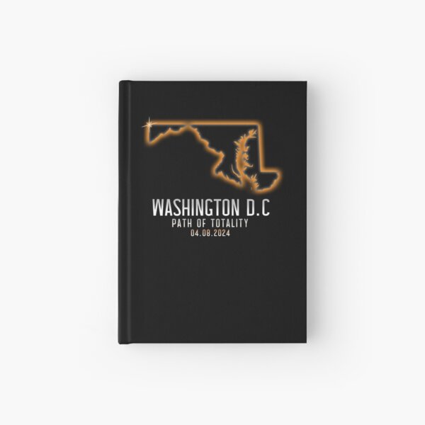 Item preview, Washington DC Path Of Totality 4.8.24 Total Solar Eclipse Gear designed and sold by DynamicDesign.