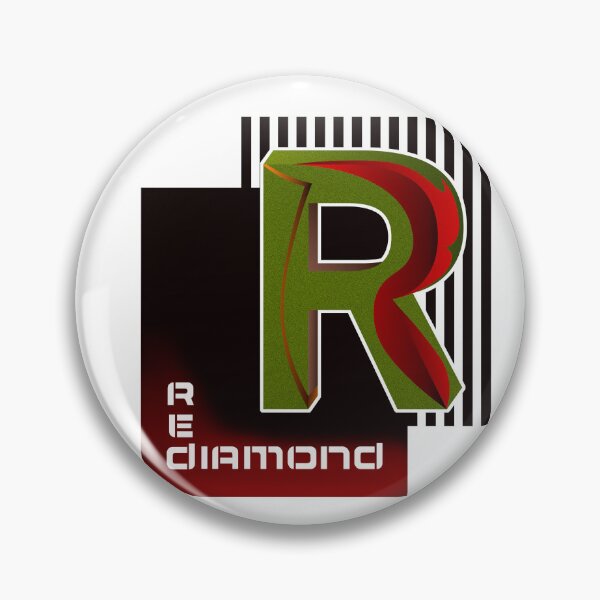 Item preview, A large letter R on black and black stripes background designed and sold by Bigrow.