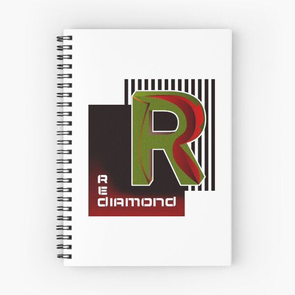 Item preview, A large letter R on black and black stripes background designed and sold by Bigrow.