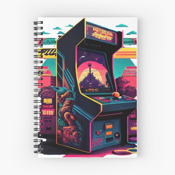 Item preview, Arcade game machine, vintage style 80's designed and sold by CanyonGarageArt.
