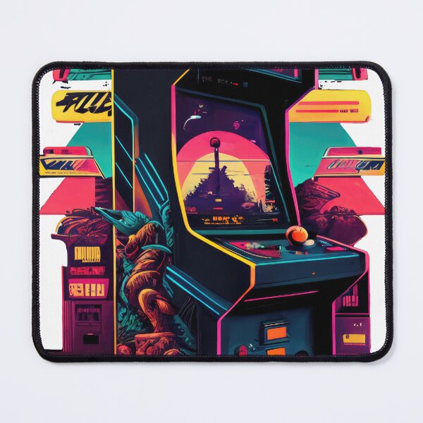 Item preview, Arcade game machine, vintage style 80's designed and sold by CanyonGarageArt.