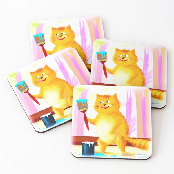 Item preview, Feline Painter Art Design. Buy Now designed and sold by Health And Fitness Posts e-Store.