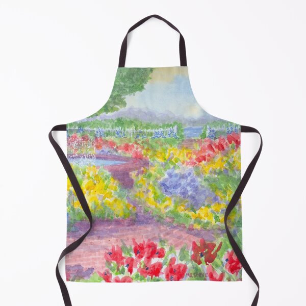 Item preview, Prescott Park Gardens Portsmouth NH Watercolor Painting  designed and sold by Roseann Meserve.