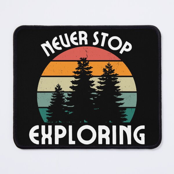 Item preview, Never Stop Exploring - White Text designed and sold by ziggythebard.