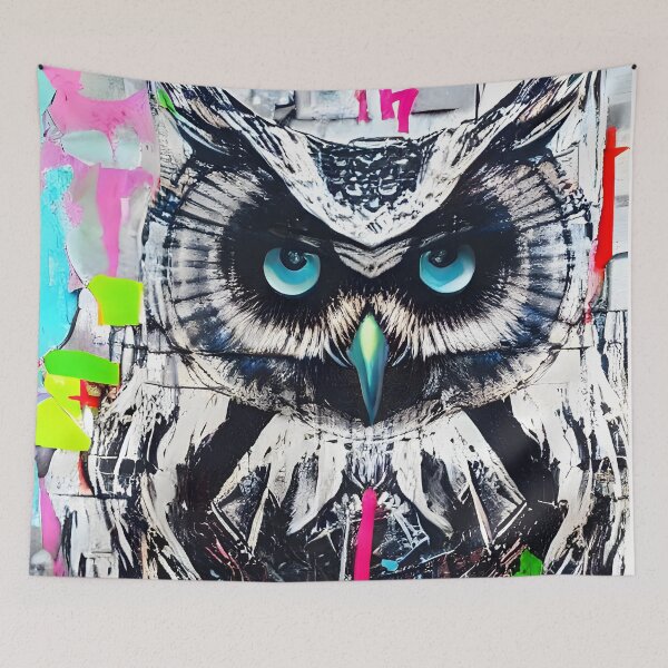 Item preview, Owl AI Pop Art - Ai Art designed and sold by stayrad.