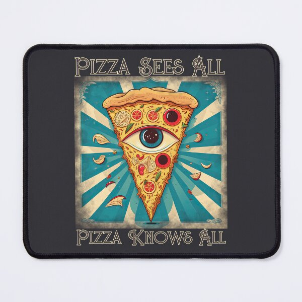 Item preview, Enlightened Pizza designed and sold by GamerGeekMedia.
