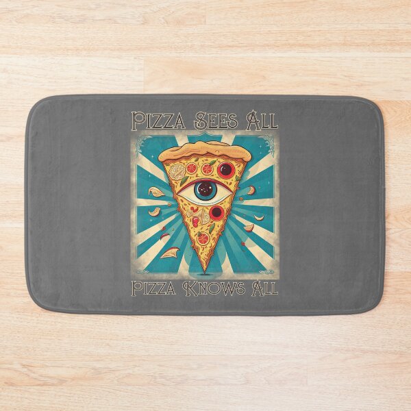 Item preview, Enlightened Pizza designed and sold by GamerGeekMedia.