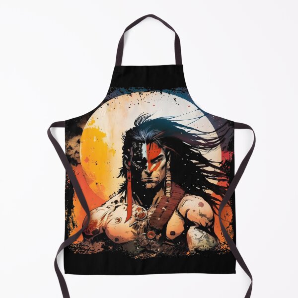 Item preview, Proud Indian warrior fighting in comic style designed and sold by MLArtifex.