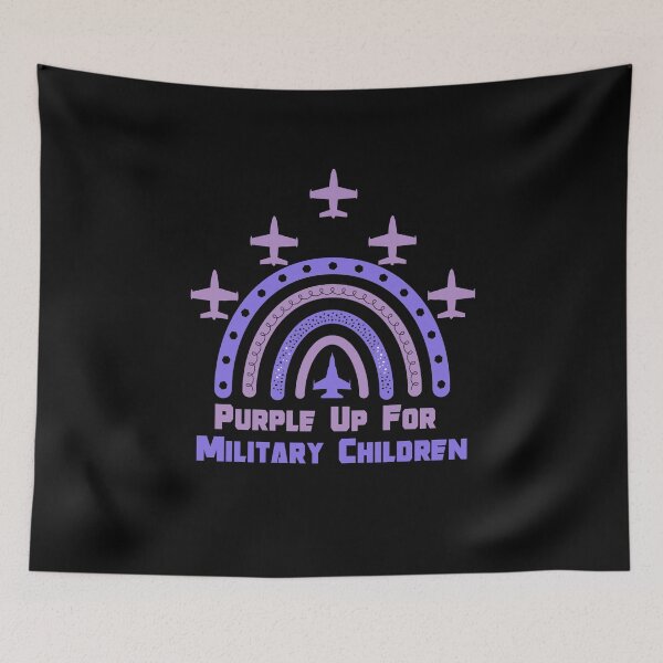 Item preview, Purple Up For Military Children designed and sold by Affyboss6.