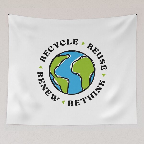 Item preview, Recycle Reuse Renew Rethink designed and sold by artbysugu.
