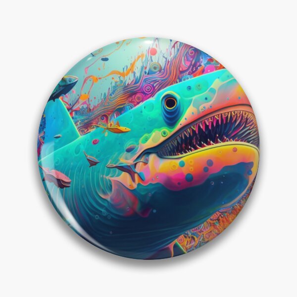 Item preview, Psychedelic Shark designed and sold by austiono.