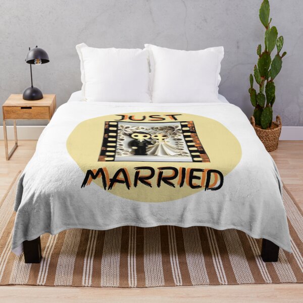 Item preview, Just Married Spooky Quilled Art (PHOTO not real 3D) designed and sold by HanaiPrint.