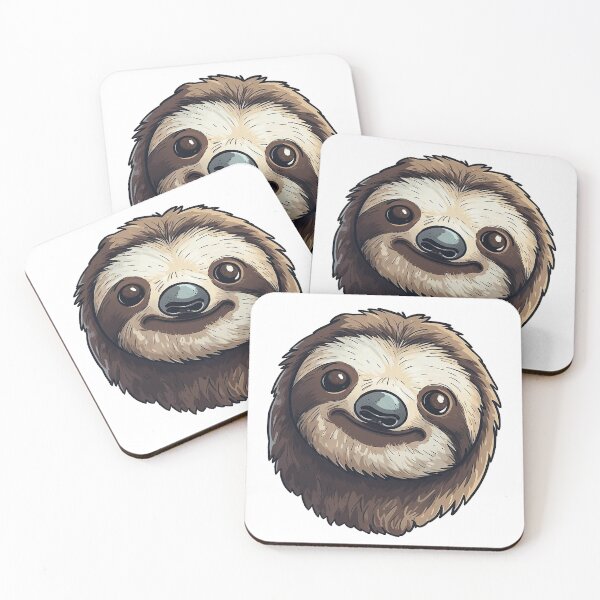 Item preview, Smiling sloth designed and sold by Len-adeu.