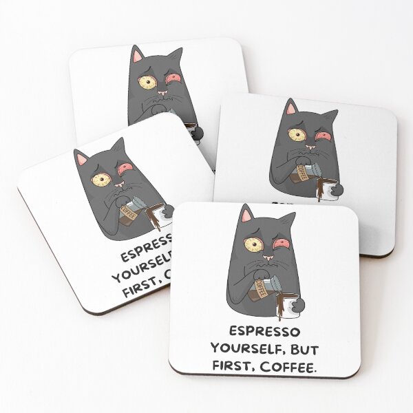 Item preview, Espresso Yourself but First Coffee designed and sold by Svire.