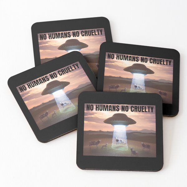 Item preview, No Humans No Cruelty designed and sold by CannyGoods.