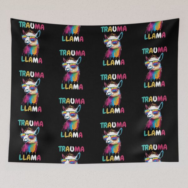 Item preview, Trauma Llama designed and sold by LlamaLoversShop.