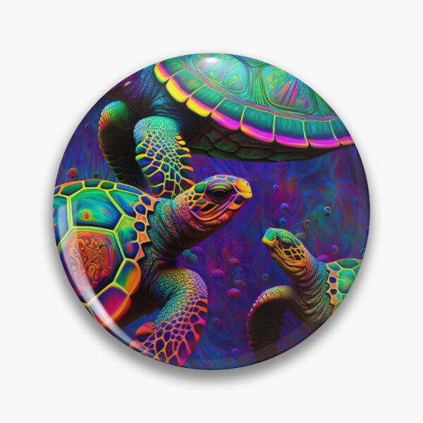 Item preview, Psychedelic Turtles designed and sold by austiono.
