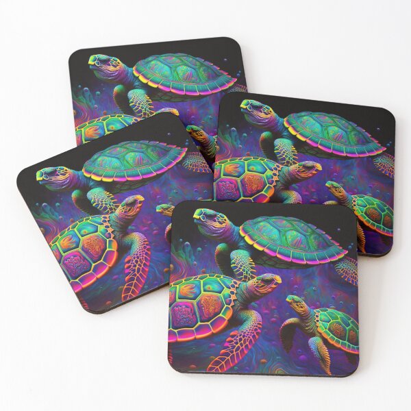 Item preview, Psychedelic Turtles designed and sold by austiono.