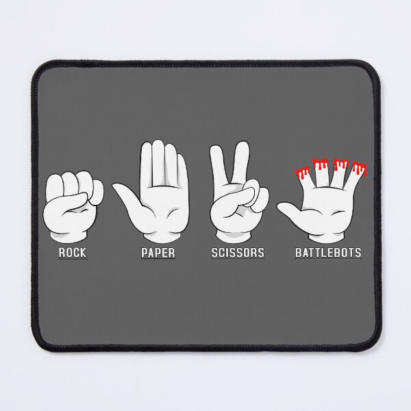 Item preview, Rock, Paper, Scissors, Battlebots designed and sold by Robot Fight Club Apparel.
