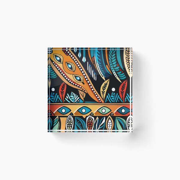 Item preview, African art Batik Print 7 designed and sold by Gaurav Garg.