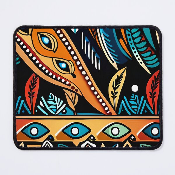 Item preview, African art Batik Print 7 designed and sold by Gaurav Garg.