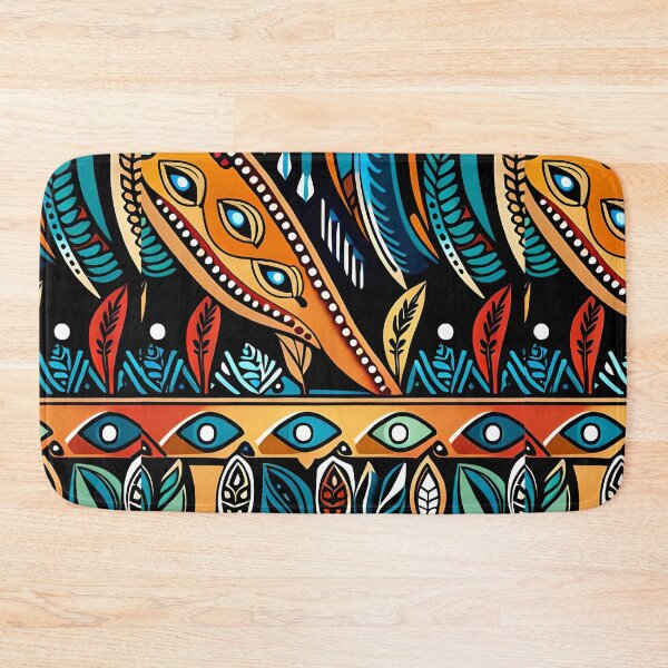 Item preview, African art Batik Print 7 designed and sold by Gaurav Garg.