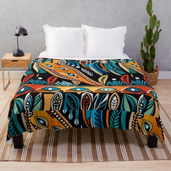 Item preview, African art Batik Print 7 designed and sold by Gaurav Garg.