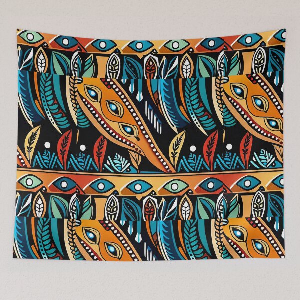 Item preview, African art Batik Print 7 designed and sold by Gaurav Garg.