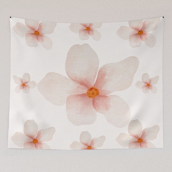Aperçu de l'œuvre Design de fleur minimaliste rose élégant - Un mélange parfait de simplicité et de beauté" créée et vendue par Fai-oma.