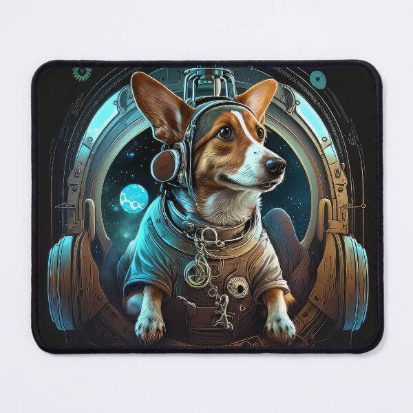 Item preview, Future Travel Space Corgi Dog Mode On designed and sold by Tatsme.