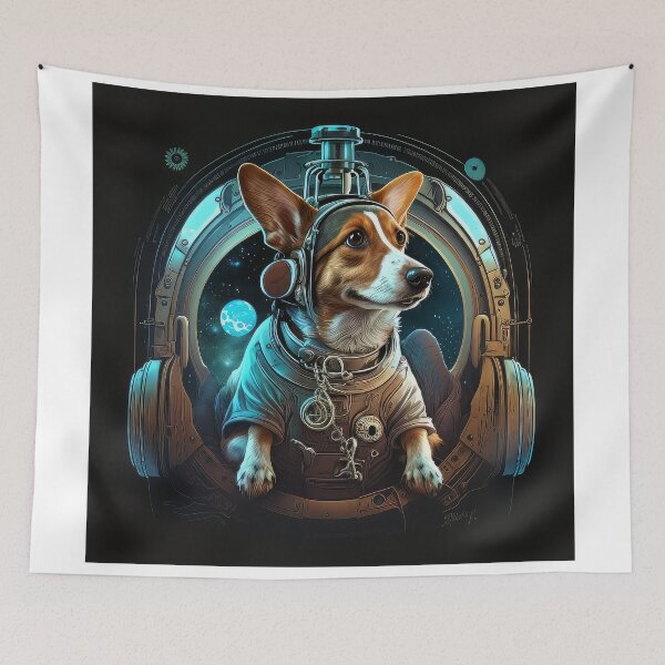 Item preview,  Future Travel Space Corgi Dog Mode On designed and sold by Tatsme.