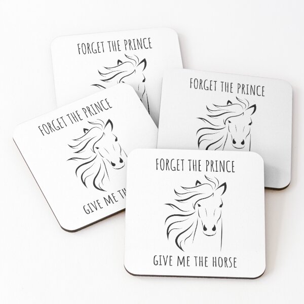 Item preview, forget the prince, give me the horse (light background) designed and sold by Jeeb-Arts.
