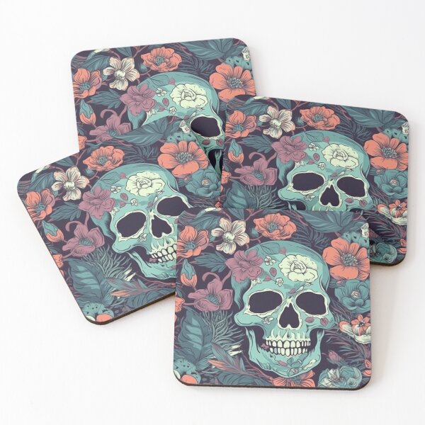 Item preview, Bony Brigade: Whimsical Cartoon Skeletons Pattern #1 designed and sold by Pexelpanoramas.