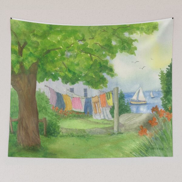 Item preview, Monday Laundry Day designed and sold by Roseann Meserve.