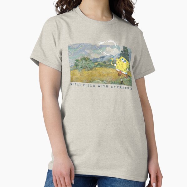 Item preview, SpongeBob SquarePants Wheat Field With Cypresses designed and sold by FifthSun.