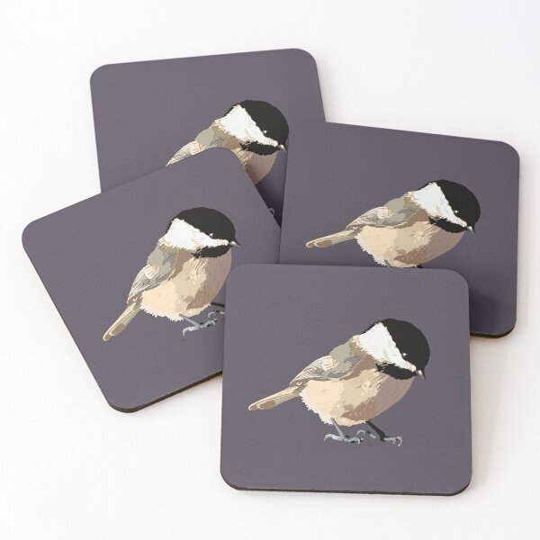 Item preview, Round Black-Capped Chickadee designed and sold by PotatoShannyn.