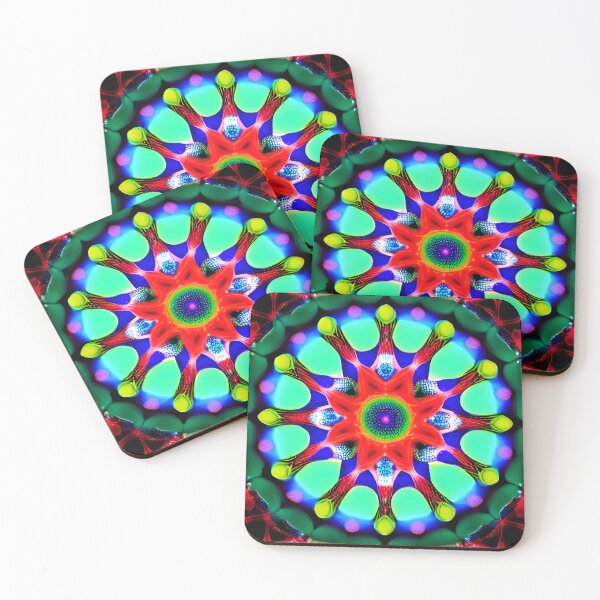 Item preview, Futuristic Digital Tie Die Mandala Design designed and sold by ScythianArts.