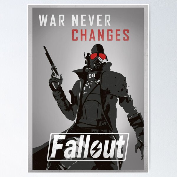 Hd Fallout 4 New Vegas Fallout 4 Power Armor Matte Finish Poster