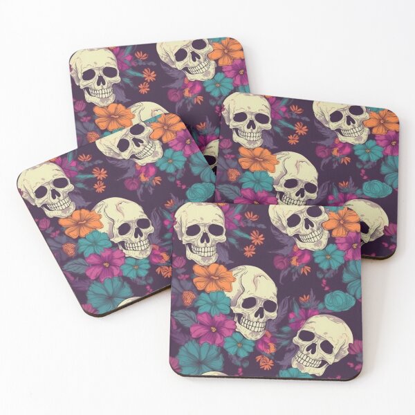 Item preview, Bony Brigade: Whimsical Cartoon Skeletons Pattern #2 designed and sold by Pexelpanoramas.