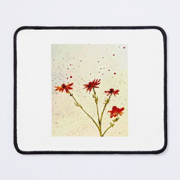 Item preview, Floating red flowers  designed and sold by watercolorsLiz.