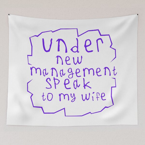 Item preview, Under new management speak to my wife designed and sold by kinpirks.