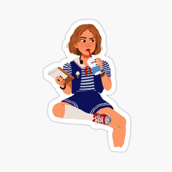 Justice for Bob, Barb, and Mews | Stranger Things Sticker for Sale by  Katie Lutterschmidt