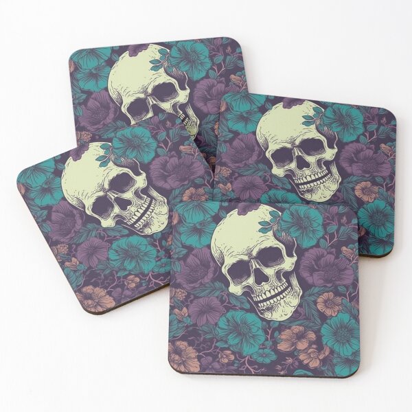 Item preview, Bony Brigade: Whimsical Cartoon Skeletons Pattern #4 designed and sold by Pexelpanoramas.