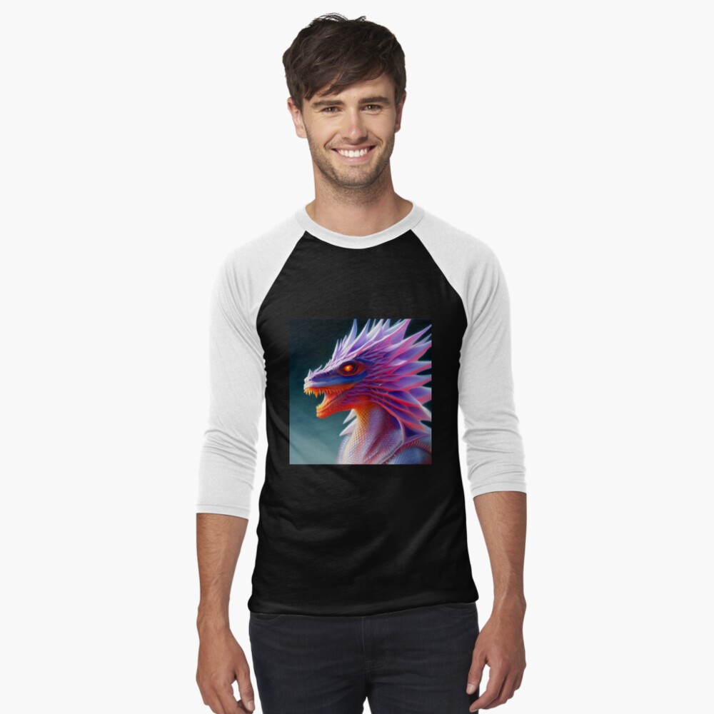 Item preview, Baseball ¾ Sleeve T-Shirt designed and sold by dragynrain.